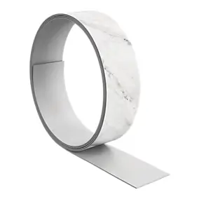 Bande de chant décor soft quartz GoodHome Kala L. 300 cm x l. 42 mm