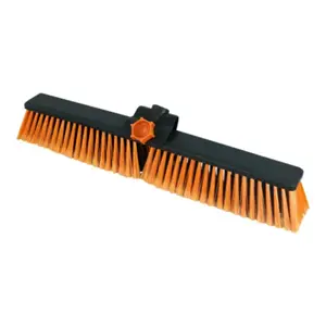 Tête de balai poils PVC rigides et souples - 60 cm