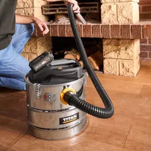 Aspirateur vide cendre 18V 15L sans batterie, avec filtre cartouche et pré-filtre
