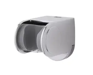 Support douchette universel argent effet chromé brillant 6,6 x 5,2 x 3,9 cm