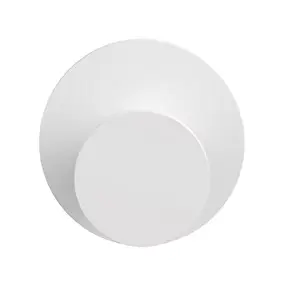 Crochet pour salle de bain en acier inoxydable blanc Cavally GoodHome