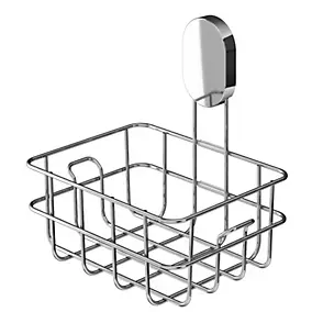 Panier de douche filaire S en acier inoxydable chromé Cavally GoodHome