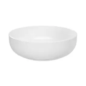 Vasque à poser ronde en céramique blanc brillant GoodHome Cavally