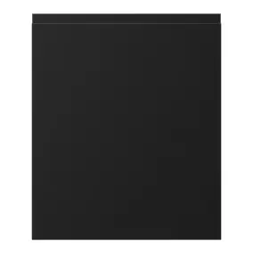 Façade de cuisine 1 porte Garcinia noir mat l.60 x H.72 cm GoodHome