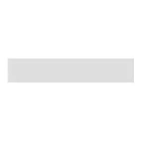 Bandeau de four Stevia blanc mat l.60 x H.12 cm GoodHome