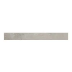 Plinthe Grès cérame émaillé "Metal Titanium" - 7.5 x 61.5 cm