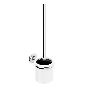 Brosse WC et support mural en acier inoxydable chromé Endell GoodHome