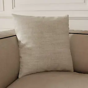 Housse de coussin Pahea beige l.45 x L.45cm GoodHome