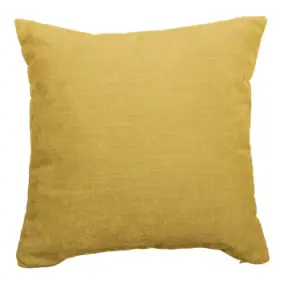 Housse de coussin Pahea jaune l.45 x L.45cm GoodHome