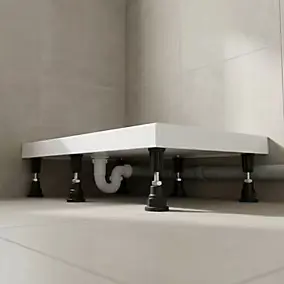 8 pieds pour receveur de douche Cavally, GoodHome Paya