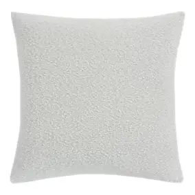 Housse de coussin bouclette Tawau blanc l.45 x L.45cm GoodHome
