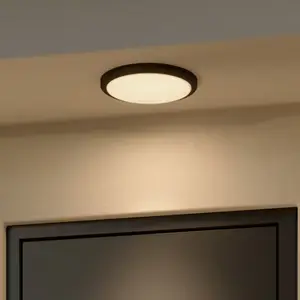Plafonnier noir led IP65