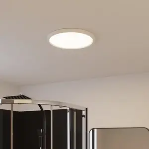 Plafonnier de salle de bain blanc 30 CM "ANATA"