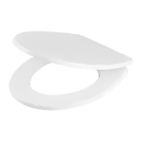 Abattant WC avec frein de fermeture, blanc, GoodHome Morava