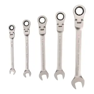 Lot de 5 cles cliquet articule
