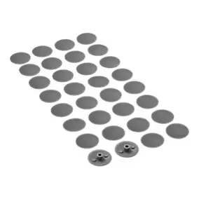 Cache trou en plastique gris GoodHome, lot de 32 pièces
