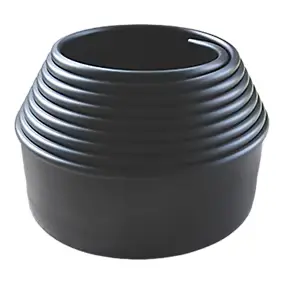 Bordure de jardin noir en plastique Klikstrom L.600 x H.10 cm