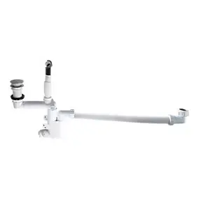 Kit de vidage réglable pour vasque avec siphon et bonde, blanc, GoodHome