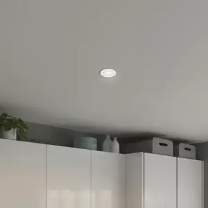5 spots led encastrables orientables D. 8,2 cm blanc 345 lumens 4000 k