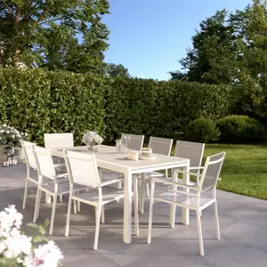 Fauteuil aluminium blanc Camalis