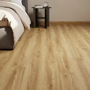 Sol stratifié à clipser 7 mm AC3 chêne naturel mat CIANA NAT - 138,3 x 19,3 cm