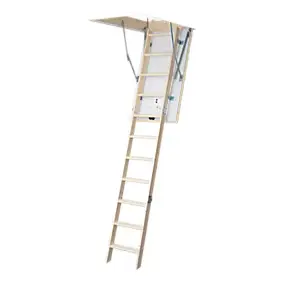 Echelle de grenier escamotable manuelle 57,6 x 117,5 bois