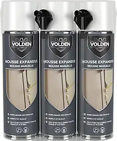 3 mousses expansives en lot Volden 500ML