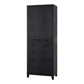 Armoire haute résine 3 tablettes L. 65 x H. 172 x P. 40 cm