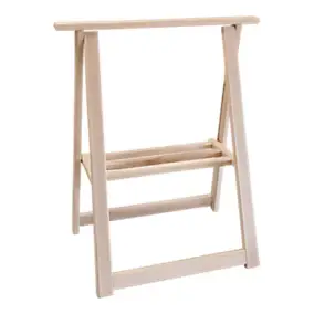 Tréteau pliant en hêtre Charpak H.83 x l.65 cm
