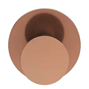 Crochet pour salle de bain en acier inoxydable cuivré Cavally GoodHome
