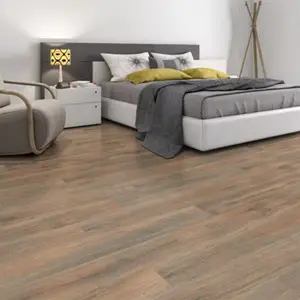 Carrelage de sol intérieur "Claude marron" 23 x 120 cm