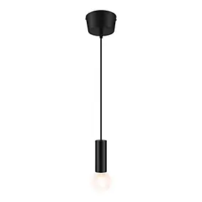 Monture pour suspension E27 métal noir mat H.110 cm GoodHome Arborvitae