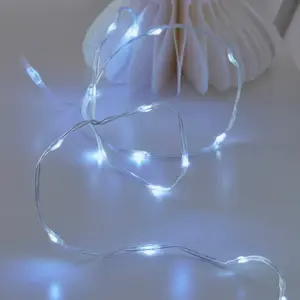 Guirlande lumineuse 100 micro LED blanc froid 495 cm 4000K