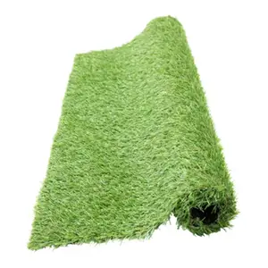 Gazon artificiel vert fibres 25 mm drainage rapide 1 x 4 m
