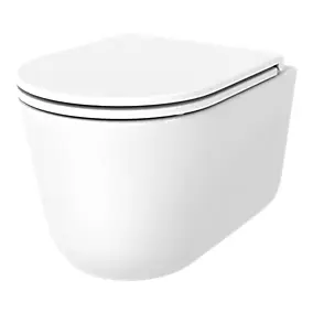 Cuvette WC suspendue sans bride, effet Vortex, GoodHome Luvia