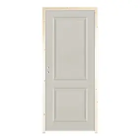 Bloc-porte Camargue pro 2 panneaux blanc H.204 x l.73 cm, poussant droit
