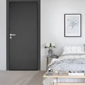 Bloc porte prépeint MDF/epicéa 63 cm poussant gauche EXMOOR