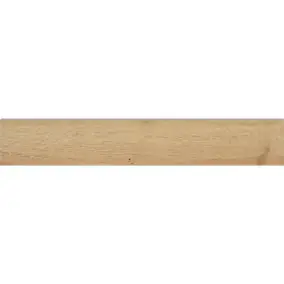 Plinthe carrelage effet bois brut beige L.45 x l.0,75 cm x ép.9 mm, Lulea