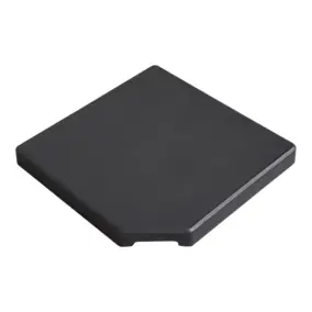 Dalle parasol carré en béton de 30kg gris foncé GoodHome Moku