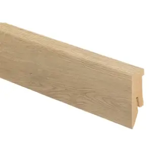 Plinthe "CHESTER VALERIA" couleur chêne clair - Long. 2600 x H. 70 x Ép.10 mm