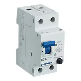 Interrupteur différentiel 63A type AC 30mA Jacobsen