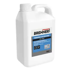 Primaire d’accrochage polyvalent 1 kg pour sols et murs intérieurs extérieurs blanc mat