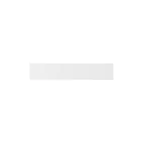 Bandeau de four Garcinia blanc mat l. 60 x H. 12 cm GoodHome