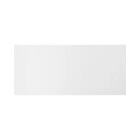 Panneau de finition îlot GoodHome Garcinia blanc mat H. 89 cm x l. 200 cm x Ép. 16mm