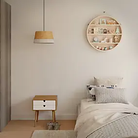 Papier peint à peindre vinyle intissé, texturé L.1000 x l.53cm, GoodHome Wampi