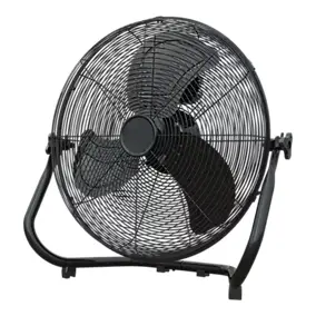 Ventilateur industriel 45 cm noir 3 vitesses