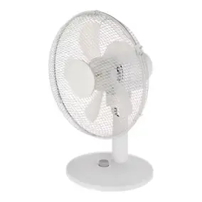 Ventilateur de table 28 cm blanc 3 vitesses