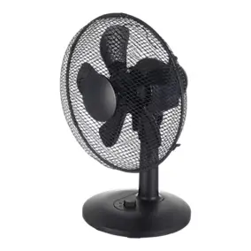 Ventilateur de table 28 cm noir 3 vitesses