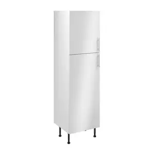 Colonne "Dorice" blanc brillant l.60 x h.201 x p.57 cm 2 portes