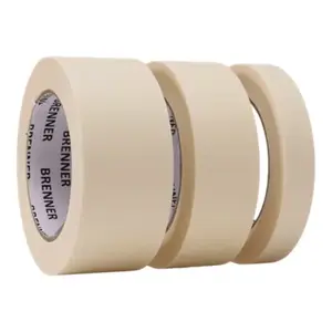 Lot de 3 rubans de masquage blanc 19/36/48 mm x 50 m